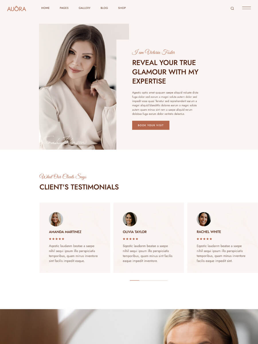 About Me Page